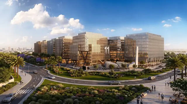 District 11 office district on E311, Sharjah, artist's impression